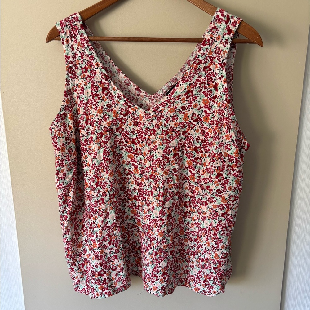 Torrid Floral Sleeveless Top Size 0X